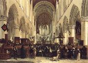 BLEKER, Gerrit Claesz THe Interior of the Grote Kerk,Haarlem oil painting artist